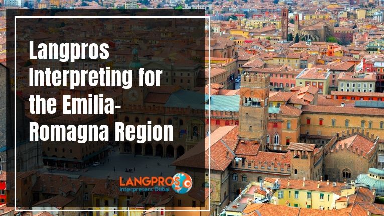 Langpros interpreting for Emilia-Romagna
