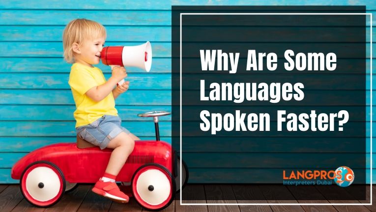 Why are some languages spoken faster than others?