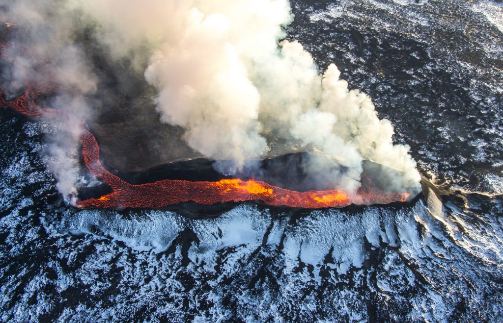 Iceland,Bardarbunga,Volcano,Eruption,Aerial